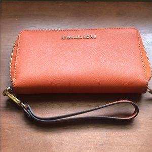 Michael Kors Flat Phone Case Wallet Large